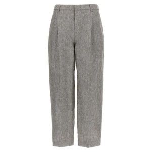 Brunello Cucinelli Straight-Leg Trousers With Stretched Pleat - NWT